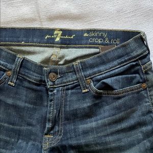 Skinny Crop N Roll Jeans